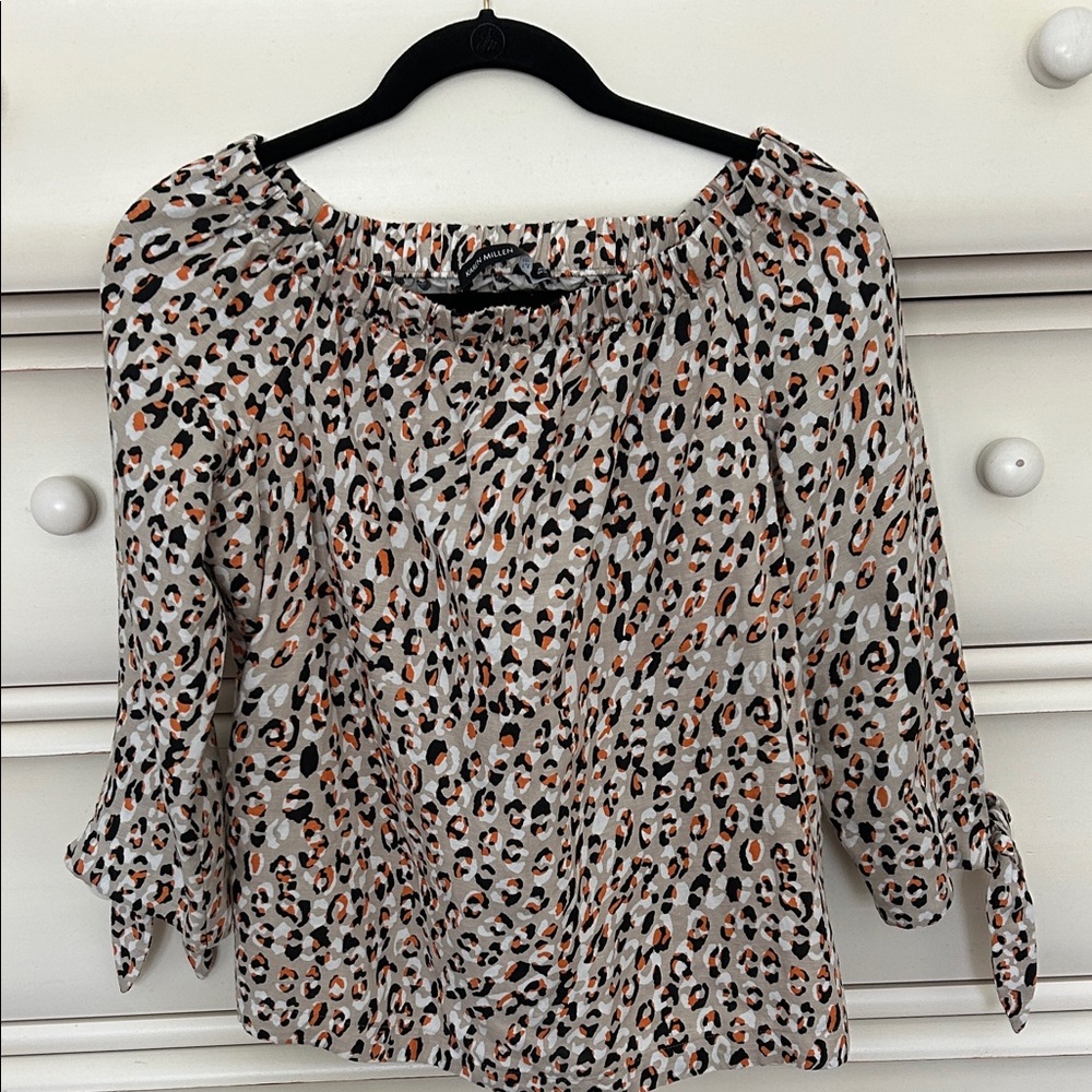Karen Millen Animal Print Blouse